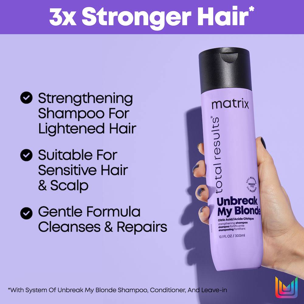 Matrix Unbreak My Blonde Shampoo 300ml - Image 3